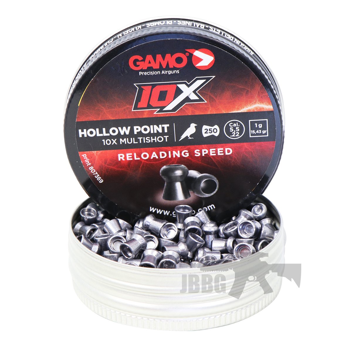 Air Gun Pellets Gamo Hollow Point 10 X 4.5 MM .177 500 PCS