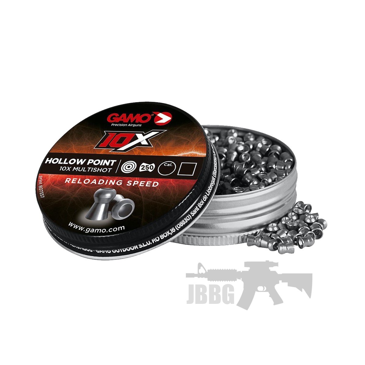 Air Gun Pellets Gamo Hollow Point 10 X 5.5 MM .22 250 PCS