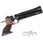 Reximex Mito PCP Air Pistol – Synthetic Black – Wood Grip 7