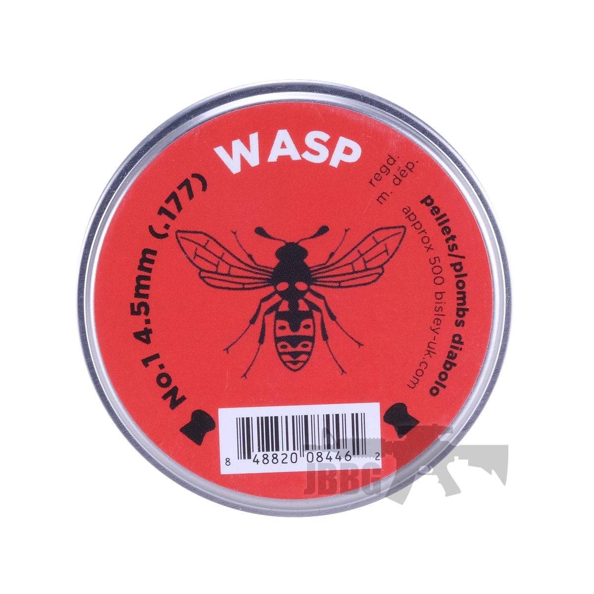 Wasp No1 Red Air Rifle Pellets 500 4.5mm Domed .177 Just Air Guns