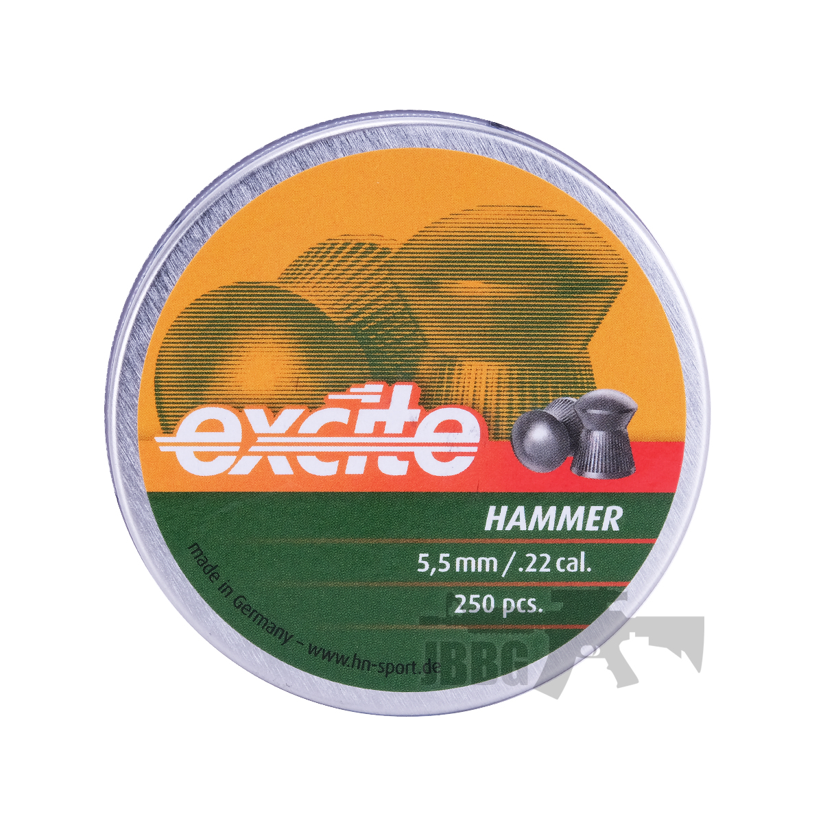 H&N Excite Hammer 5.5mm .22 Cal 250 Pellets Just Air Guns