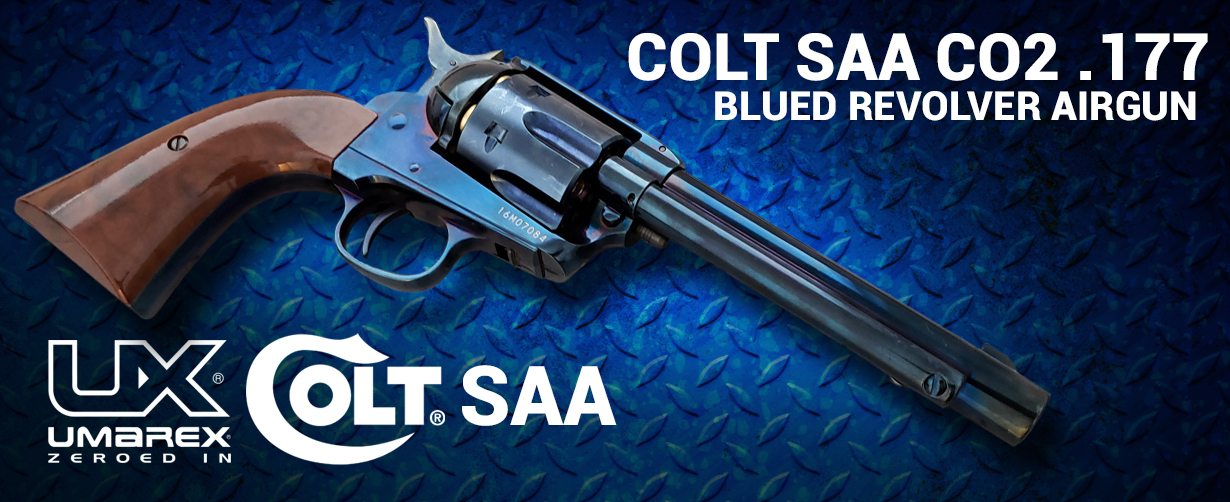 Blued Revolver colt saa airgun 100
