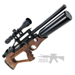 Kral Puncher Empire X Walnut Stock PCP airgun 22