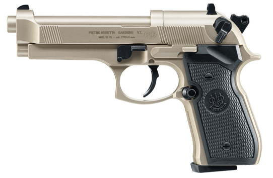 Beretta 92FS CO2 Nical and Black Air Pistol