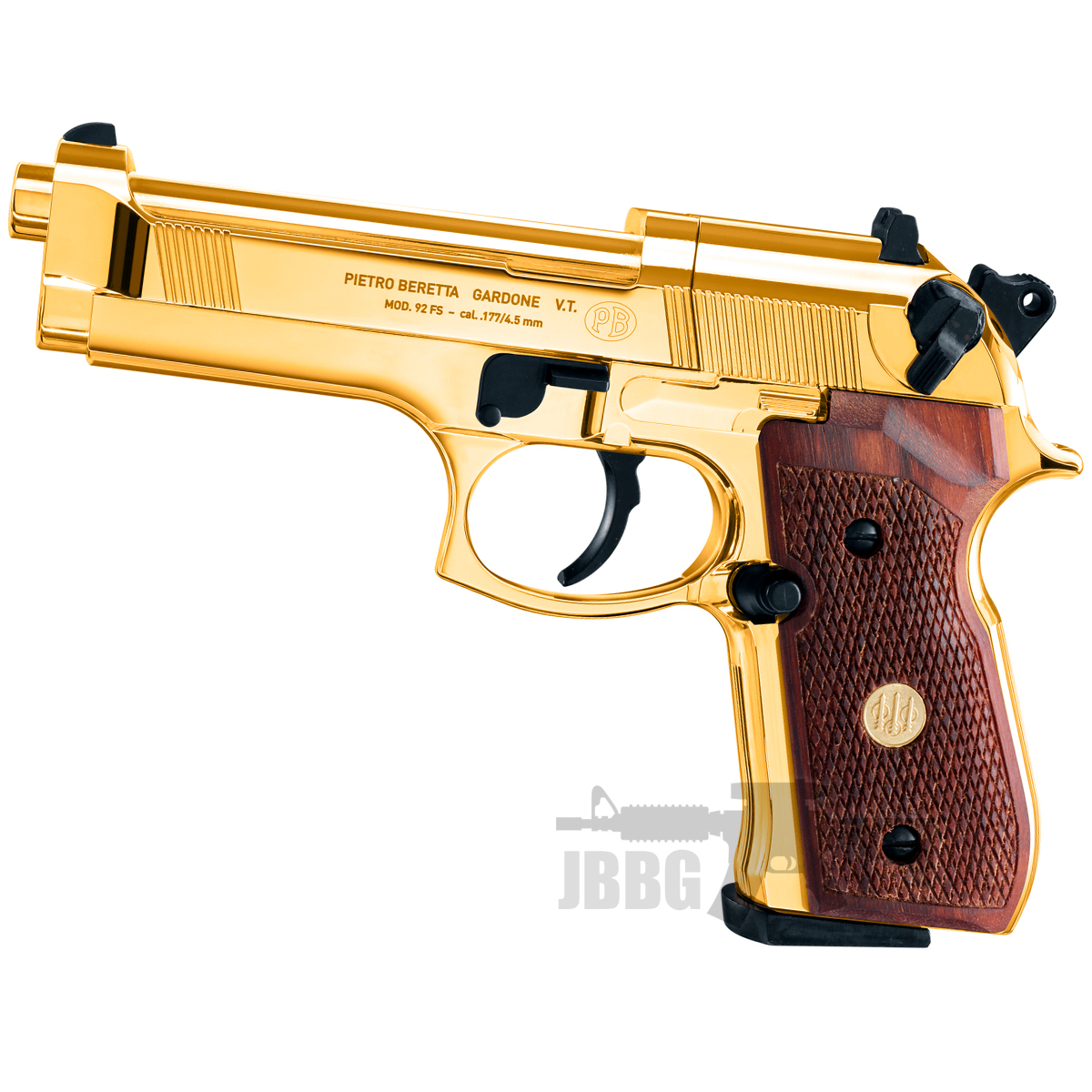 Beretta M92 Fs 24k Gold Plated Umarex Air Pistol Just Air Guns