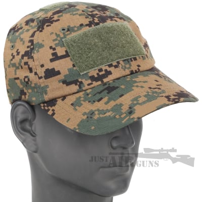 TX Digital Desert Camo Baseball Cap – Adjustable with Velcro Patches