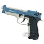 mod92 b;ank firing pistol 1 satin and blue