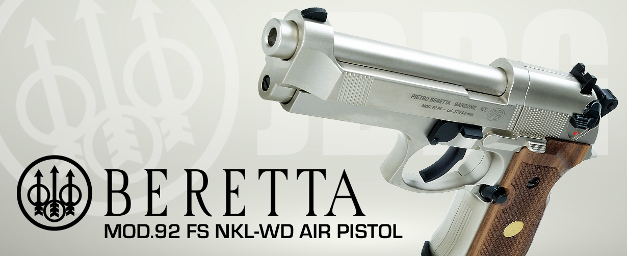 BERETTA MOD 92 FS NKL WD 177 AIR PISTOL