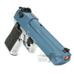 Retay Eagle X Blank Pistol Nickel Blue 2