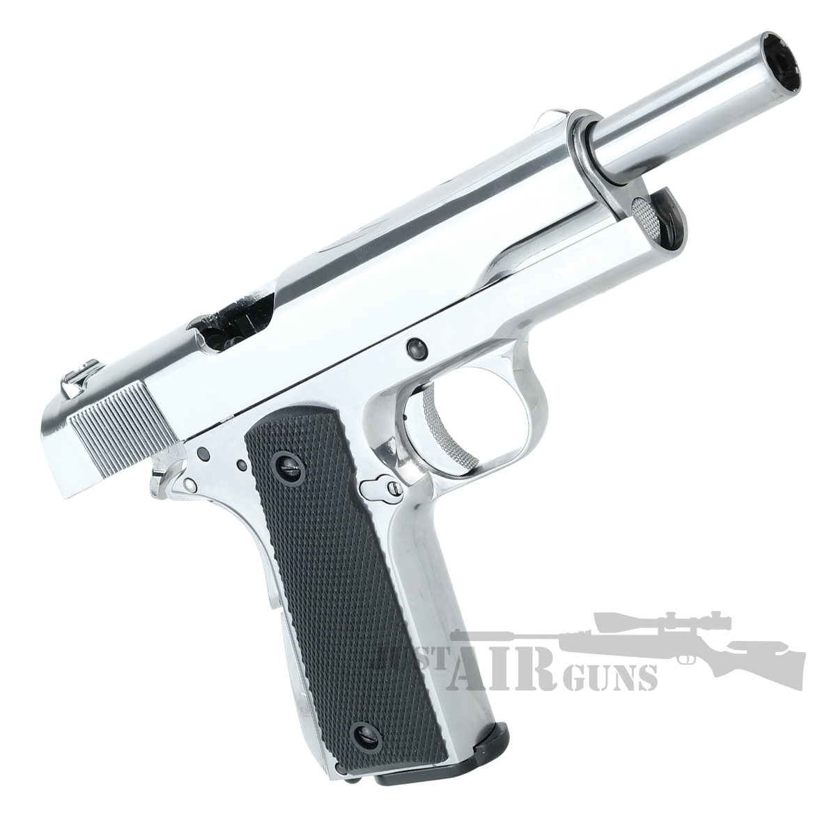 KL1911 Silver Platinum 4.5mm BB Air Pistol Just Air Guns