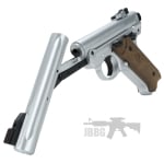 Umarex Ruger Mark IV Air Pistol Silver 04