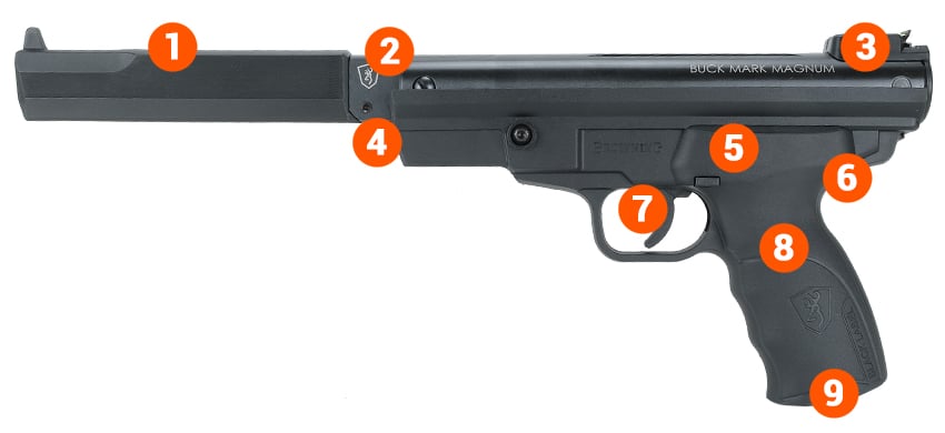 buck mark air pistol info uk