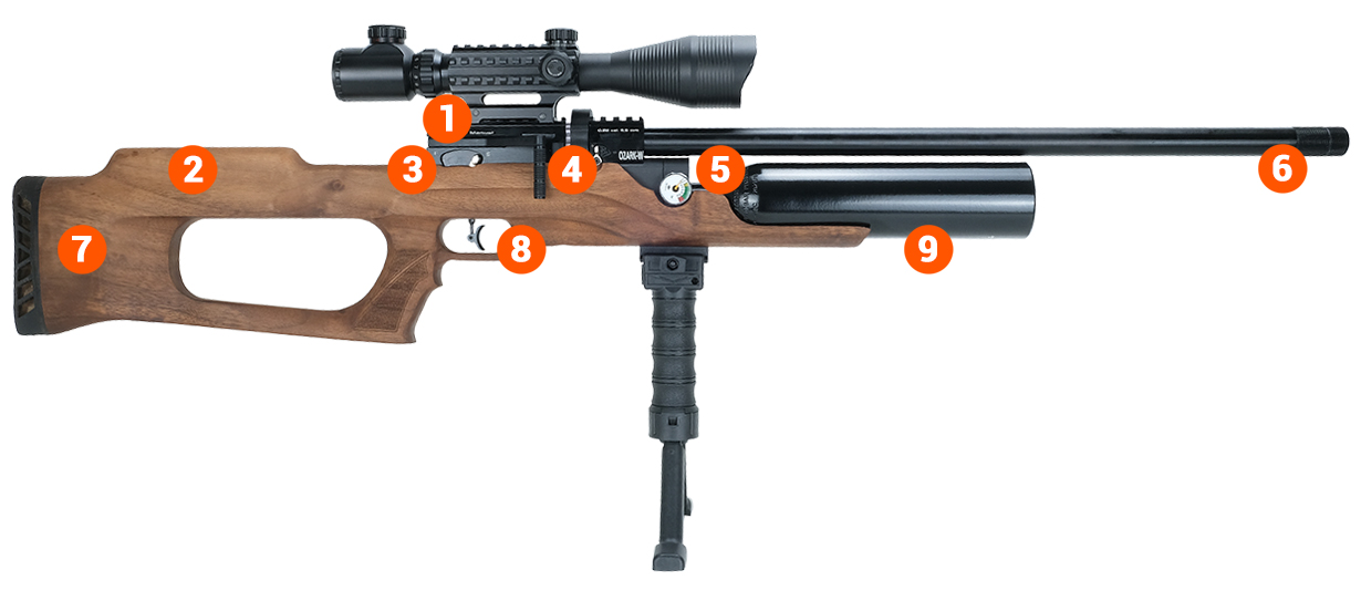 OZARK W PCP Air Rifle INFO 2