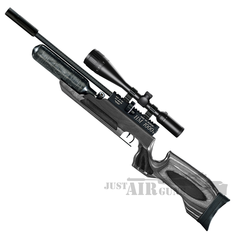 RAW HM1000x Laminate Stock Air Rifle 22 Black Just Air Guns