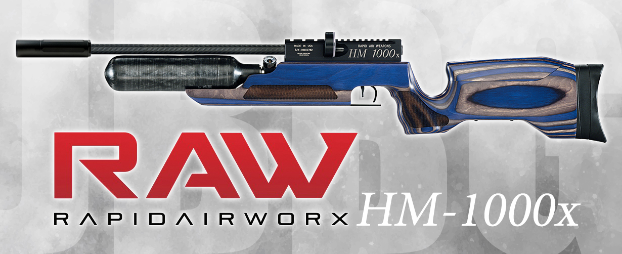 raw air rifle hm1000x blue uk