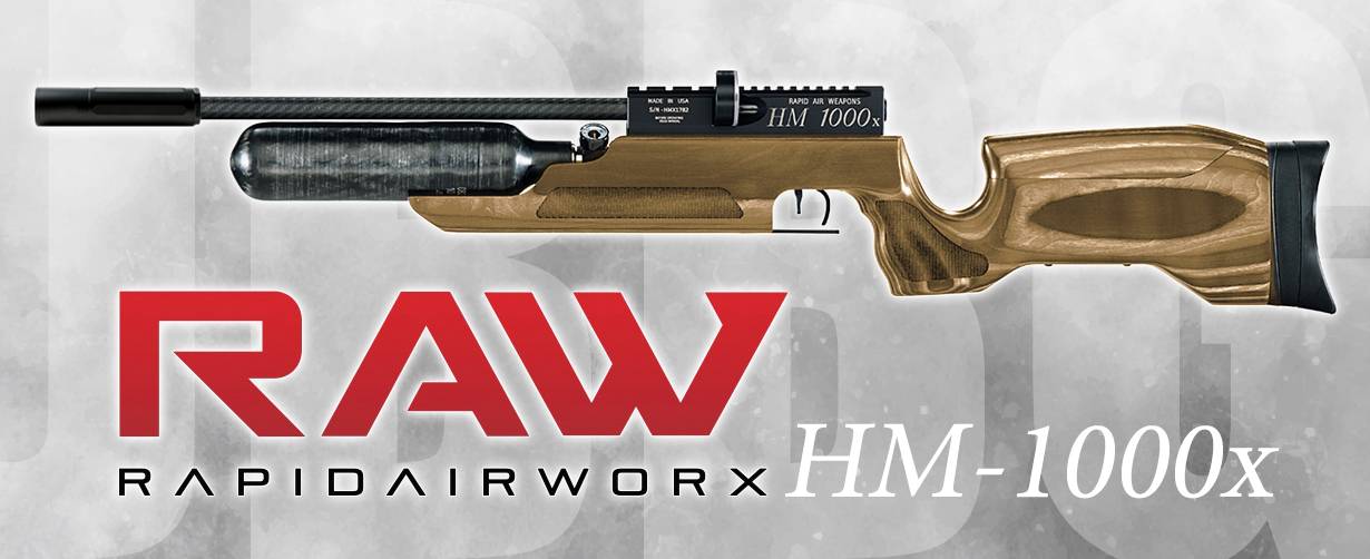 raw air rifle hm1000x wood uk