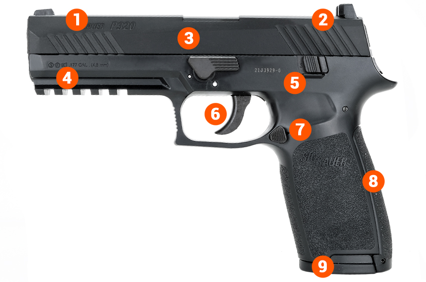 sig p320 air pistol info