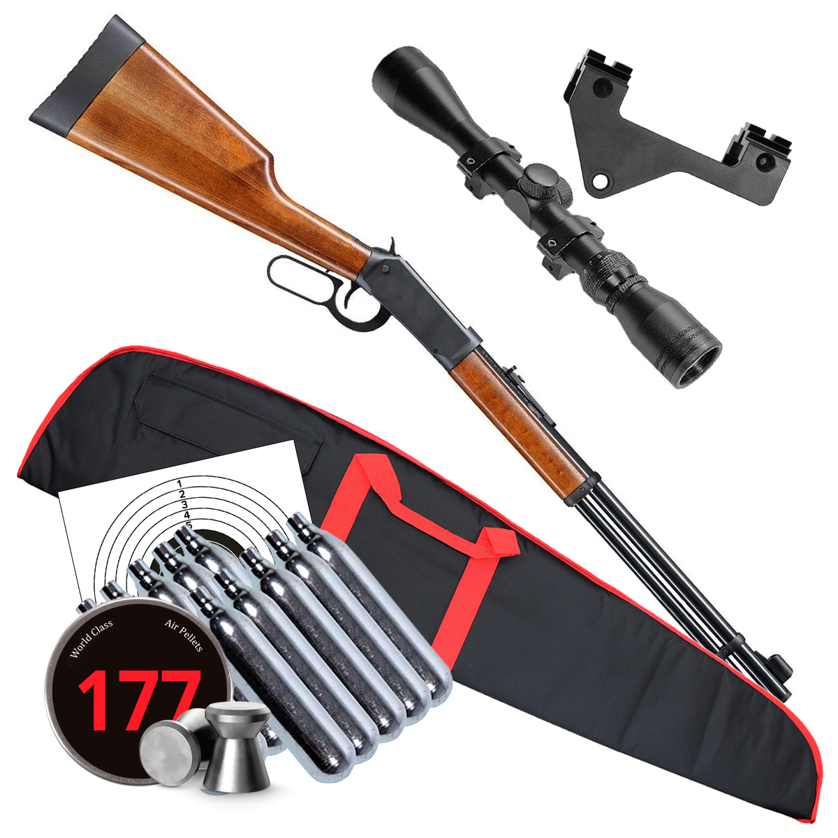 Umarex Walther Lever Action .177 Air Rifle Bundle - Just Air Guns