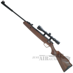 TX01 Break Barrel Spring Air Rifle with Wood Stock 4