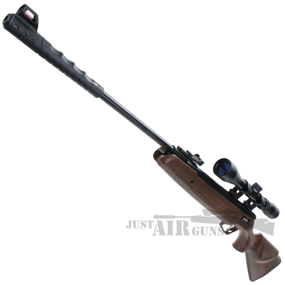 TX02 Break Barrel Spring Air Rifle Synthetic Wood Stock .177