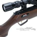 TX01 Break Barrel Spring Air Rifle with Wood Stock 8