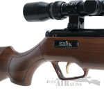 TX01 Break Barrel Spring Air Rifle with Wood Stock 9