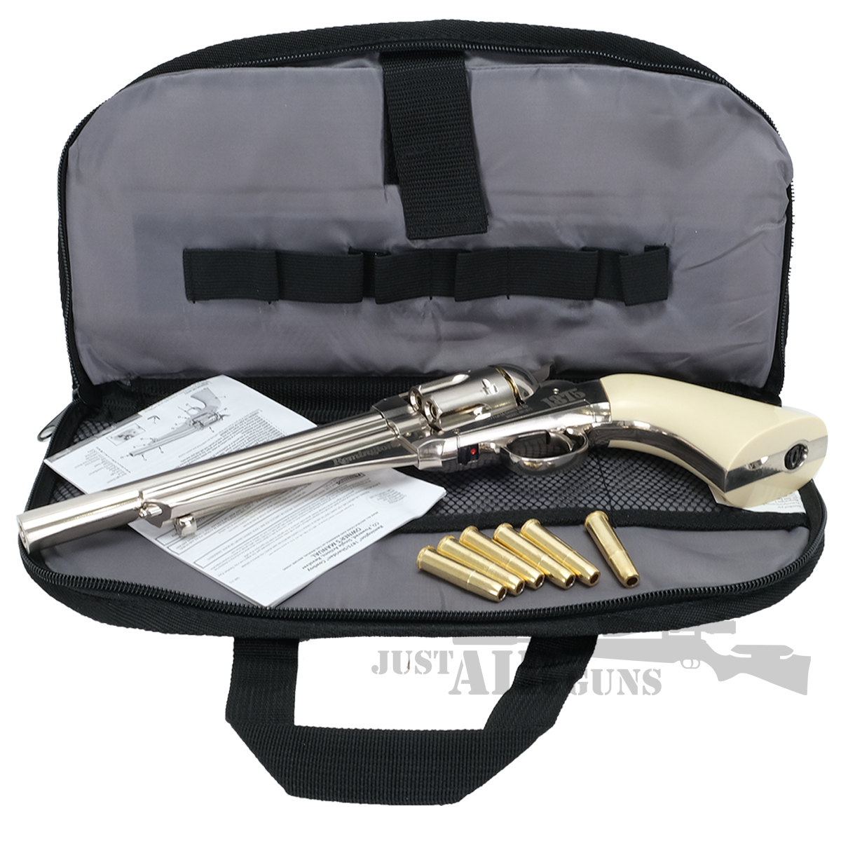 Remington 1875 CO2 Dual Ammo Replica Revolver with DW Bag