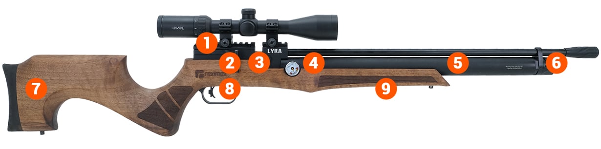 reximex lyra pcp air rifle