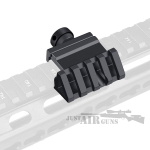 Tactical 45 Degree Angle Offset Rail Mount 4 Slot 20 mm Weaver jag 22