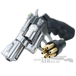 airgun revolver silver 2.5 10