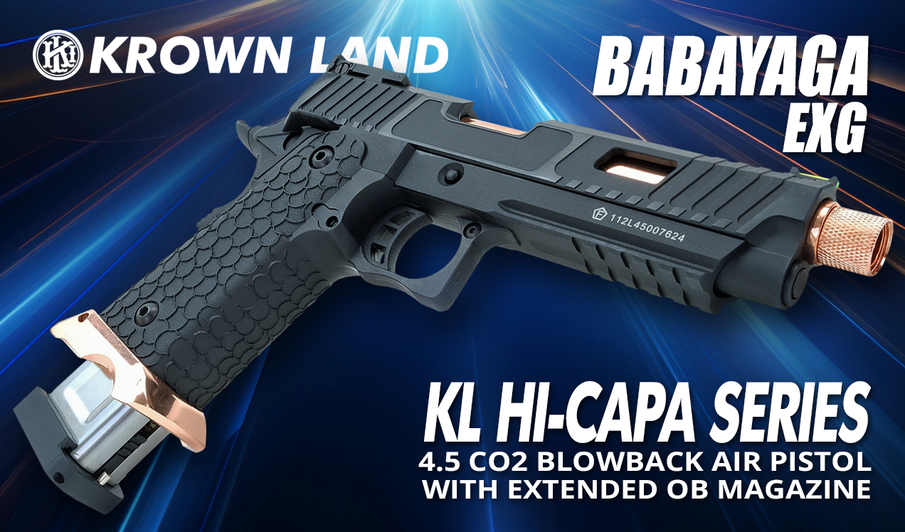 babayaga EXG extended mag air pistol b1