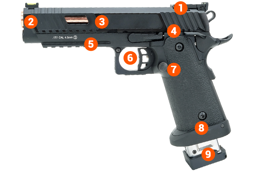 babayaga beta air pistol ex mag info