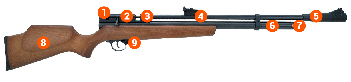 chief 2 wood stock air rifle info