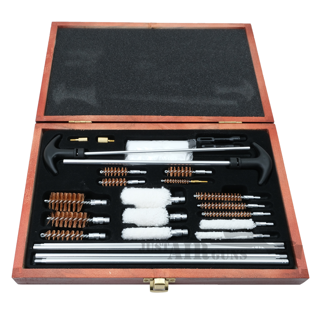 Trimex Large Gun Cleaning Kit Wood Case - Just Air Guns