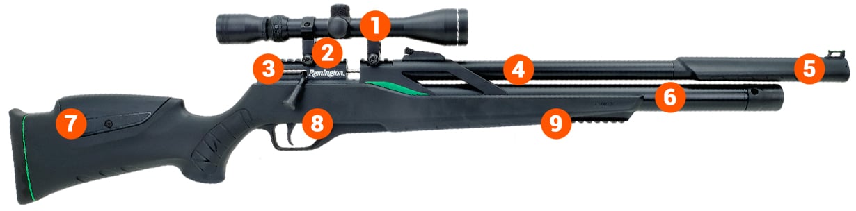 Remington T-Rex Bolt Action PCP Air Rifle info