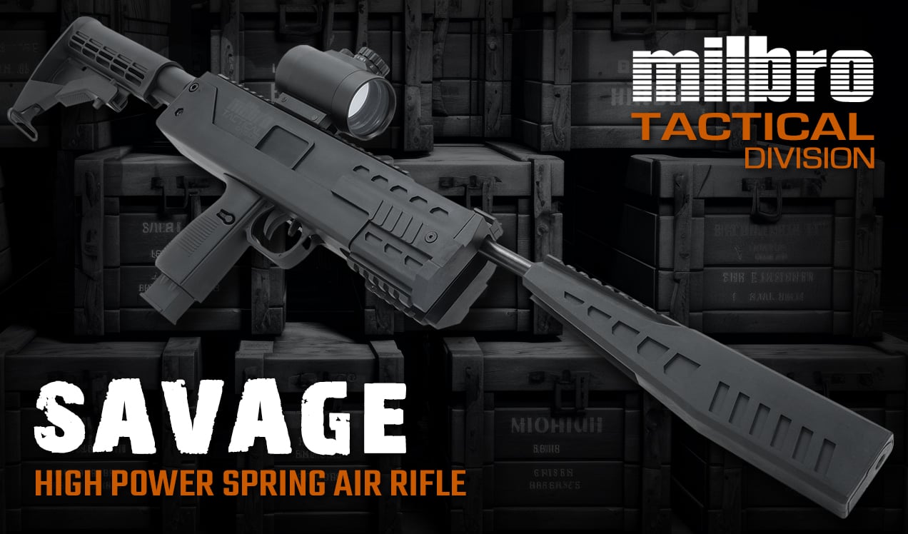 milbro tactical divition savage air rifle b2