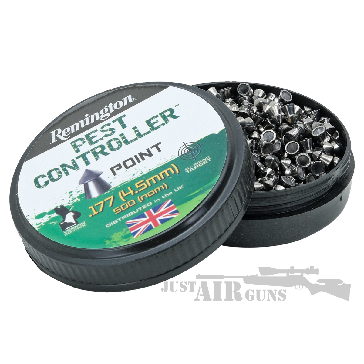 Remington Pest Controller Pointed Airgun Pellets .177 Just Air Guns