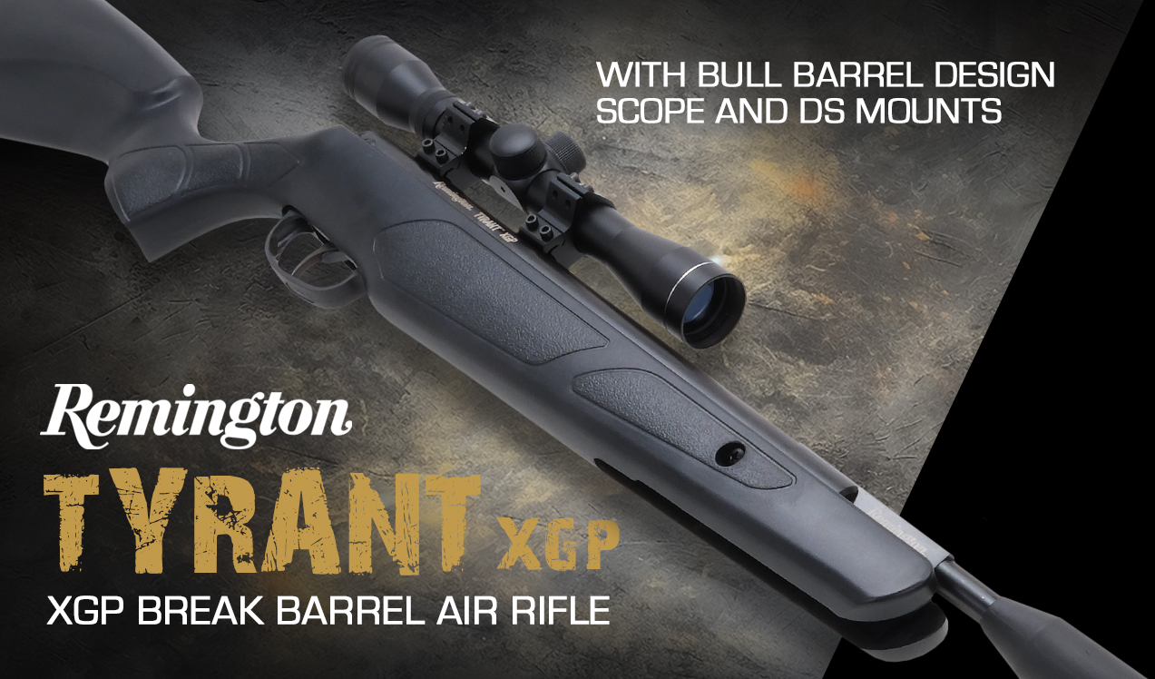 Air Guns Remington Tyrant XGP Air Rifle with Bull Barrel Design b1
