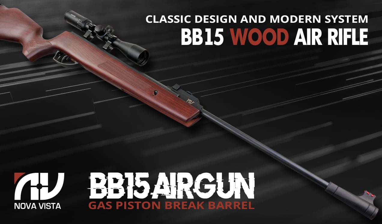 nova vista BB15 WOOD air rifle b1