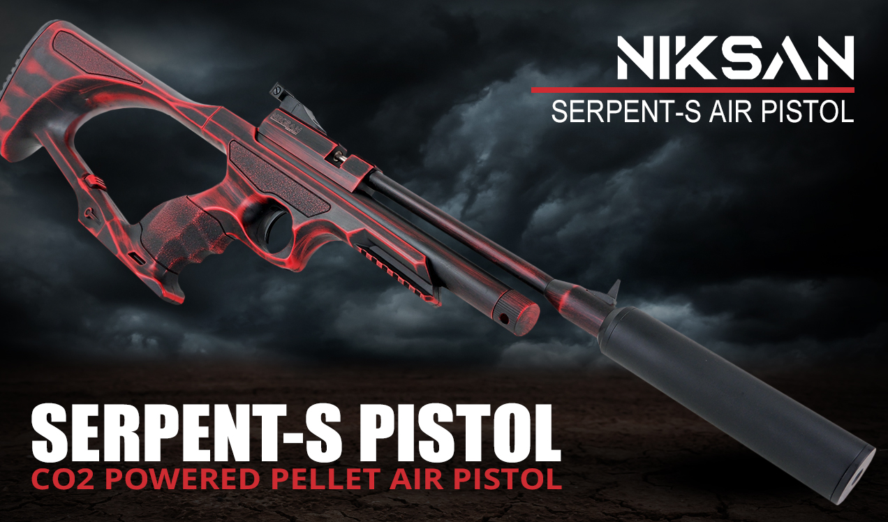 Niksan Serpent S Pistol Black B1 red