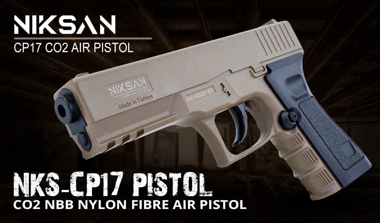 HKS-CP17 Co2 NBB Air Pistol Tan