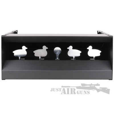 Self Resetting Magnetic Knock Down Duck Target Box System Trimex Arms 03