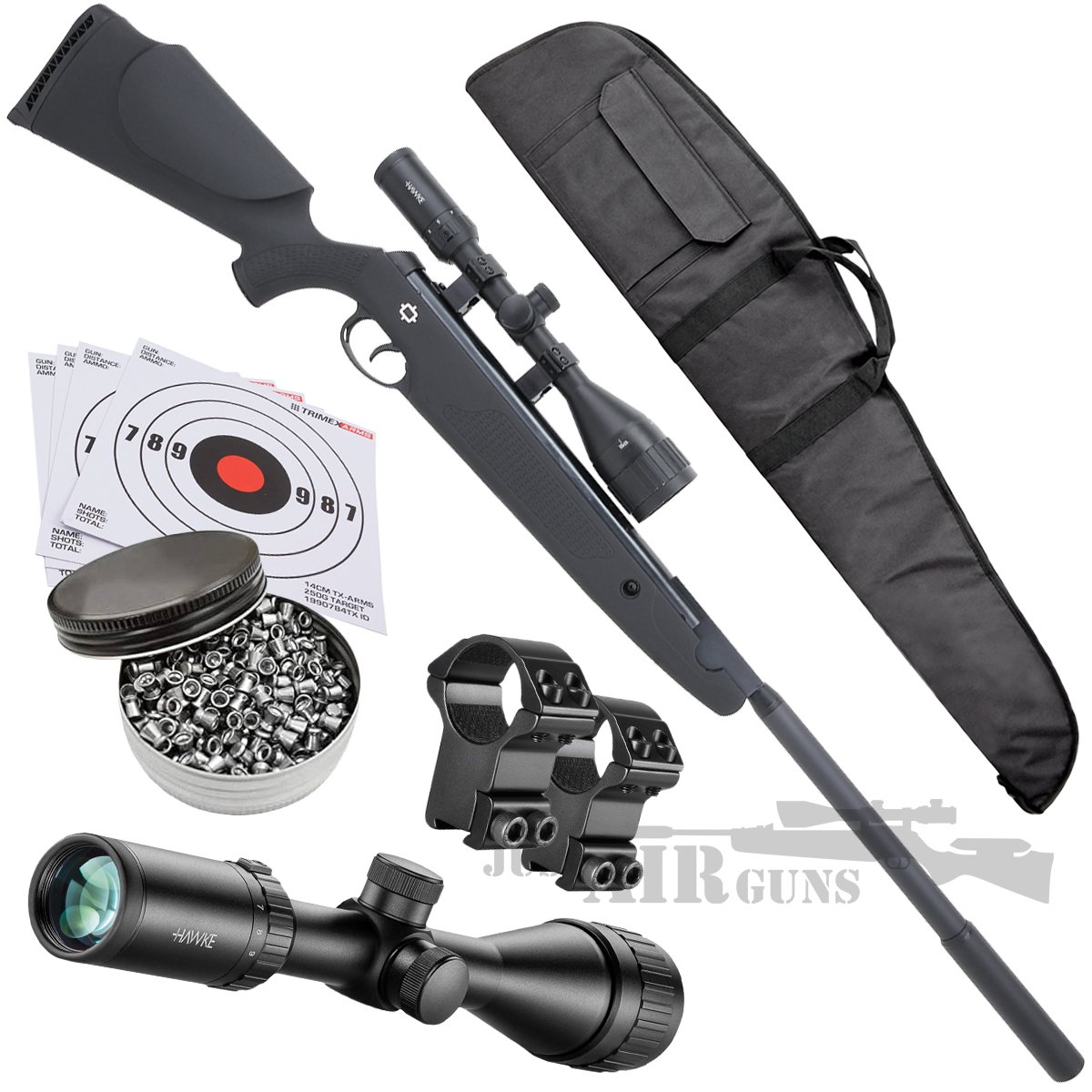 Bundle Offer Dragon GRS Evolution Max Air Rifle Norica 22