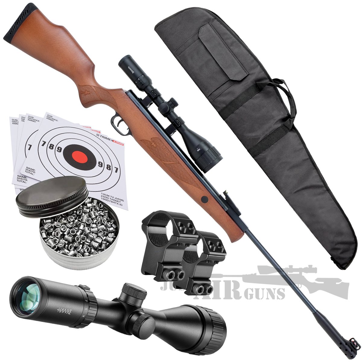 Bundle Offer Storm Air Rifle Norica 22
