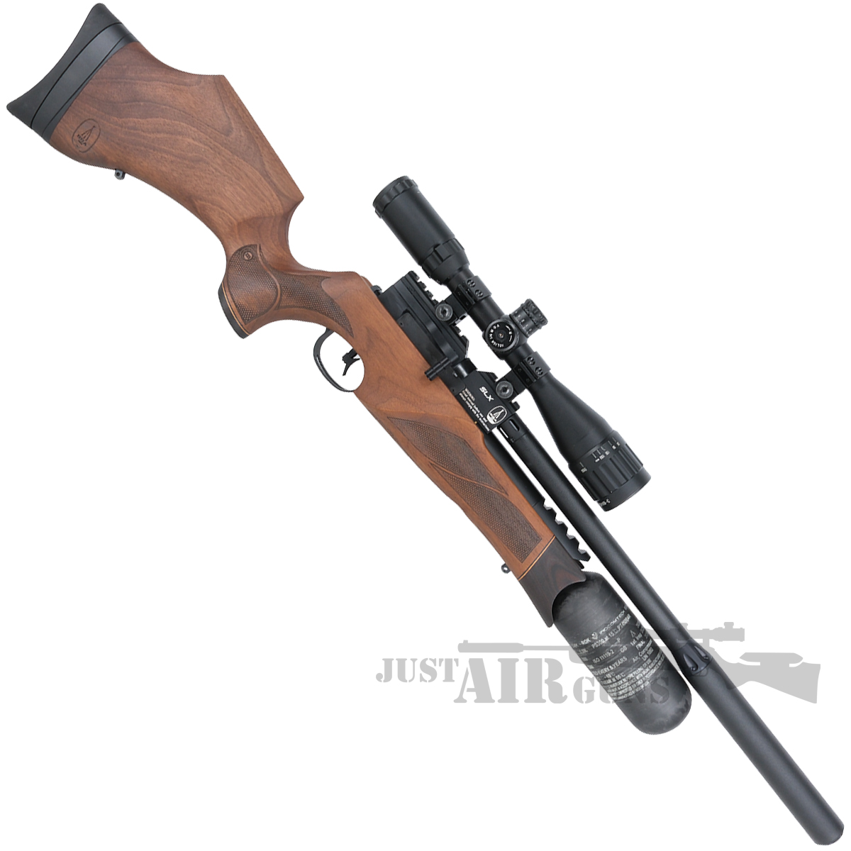 BSA R12 SLX Carbon SC Walnut Stock Air Rifle .177 - Just Air Guns