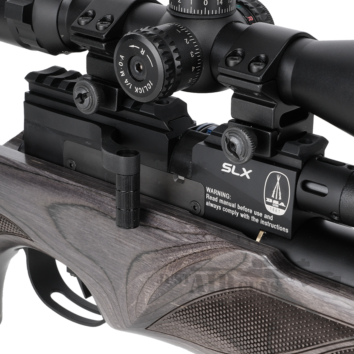 BSA R12 SLX Carbon SC PMG Stock Air Rifle .22 - Just Air Guns