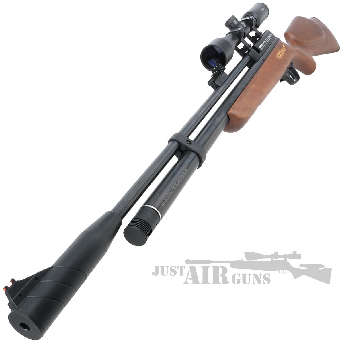 Beeman Chief II Plus Wood Stock Air Rifle with Side Lever 12