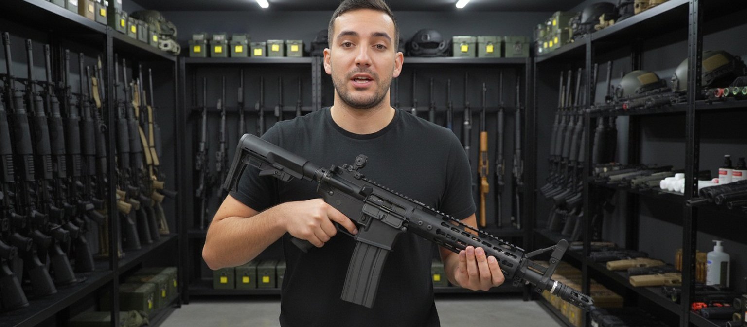 TX4CRB Semi-Auto 4.5 BB Co2 Airgun AR Stock Trimex Arms