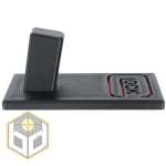 Glock Pistol Stand with Red Logo 2 jpg