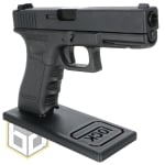 Glock Pistol Stand with Red Logo 6 jpg
